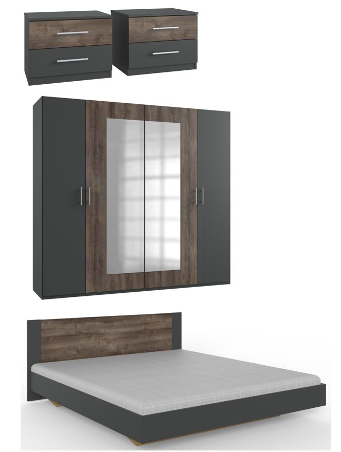 Schlafzimmer 4-teilig FRANZISKA