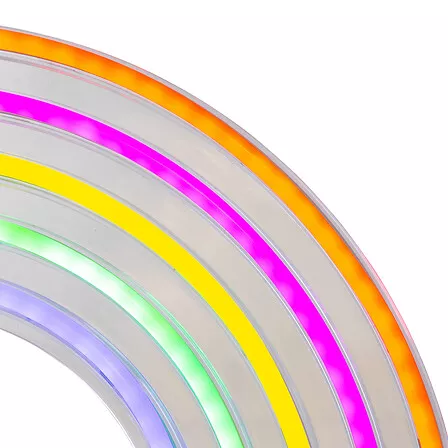 Wandobjekt Neon Regenbogen JJA