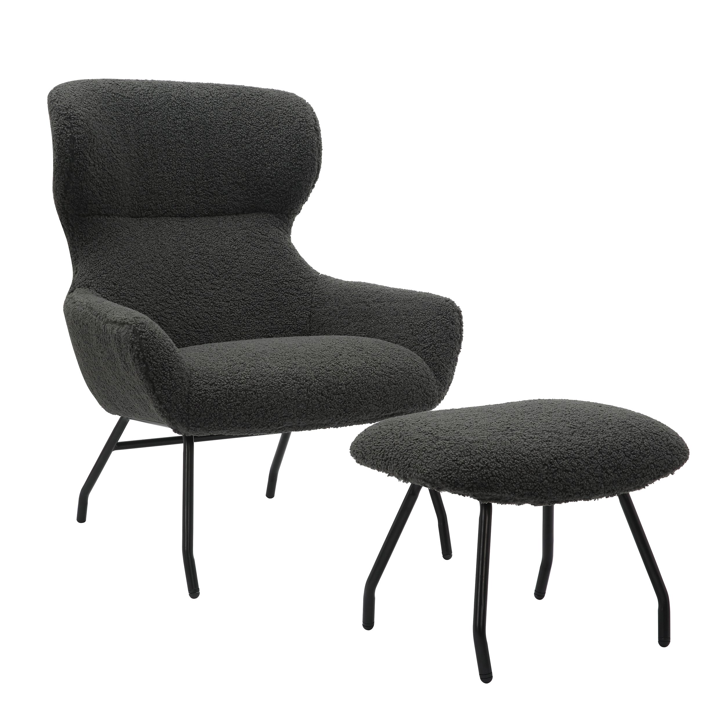 Sessel mit Hocker 367810