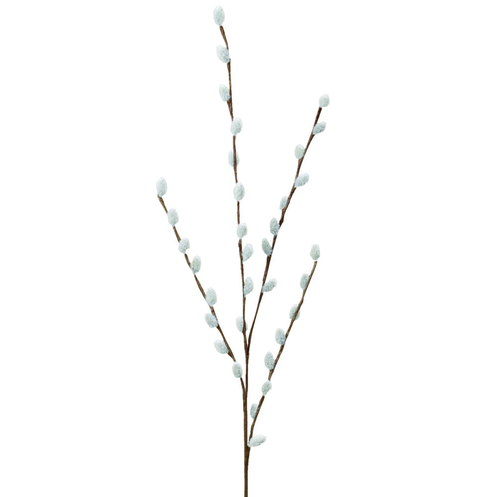 Dekozweig 75cm  WEIDENKÄTZCHEN