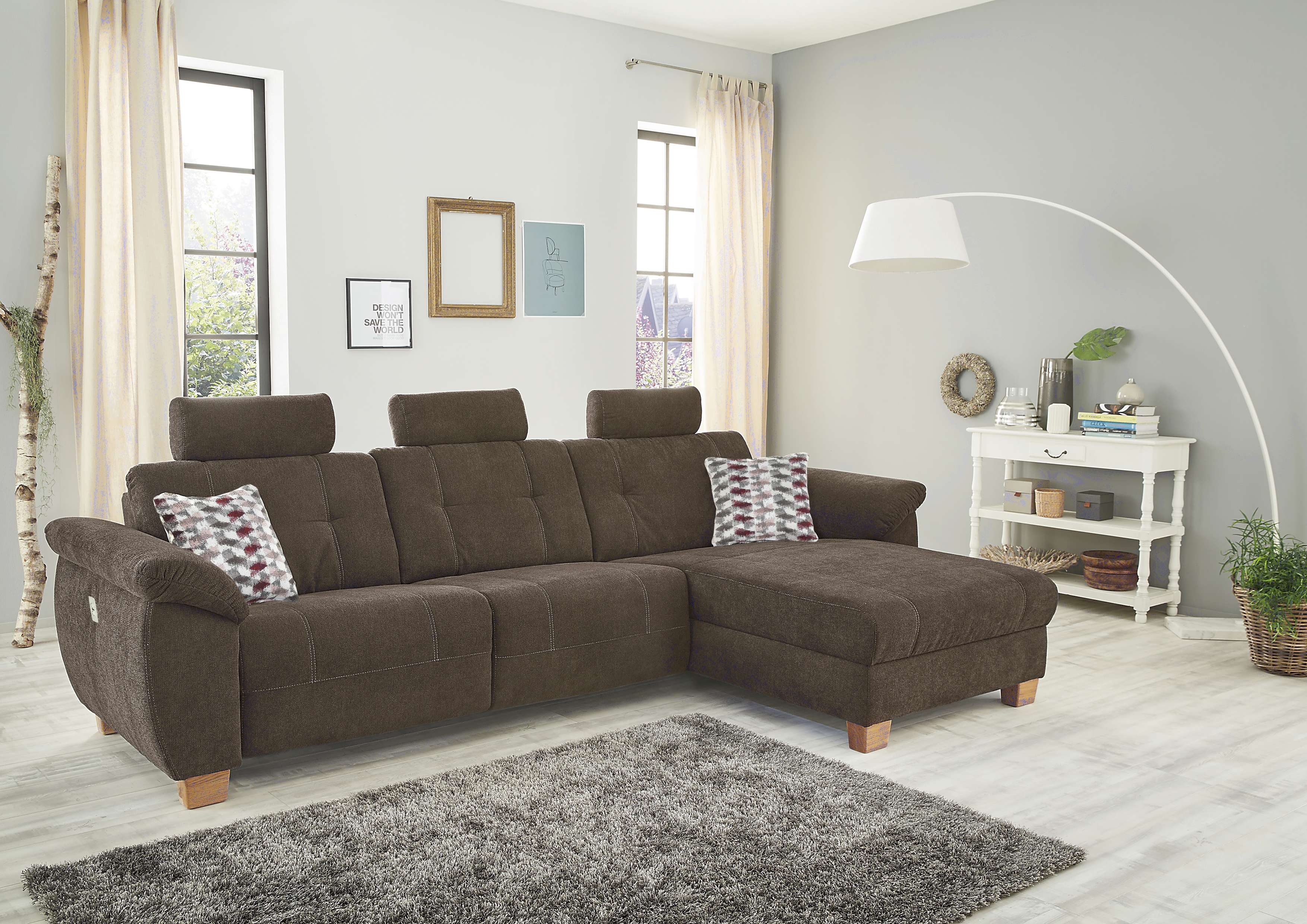 Wohnlandschaft mit Funktion PORTOFINO-SE Wohnlandschaft mit Funktion PORTOFINO-SE