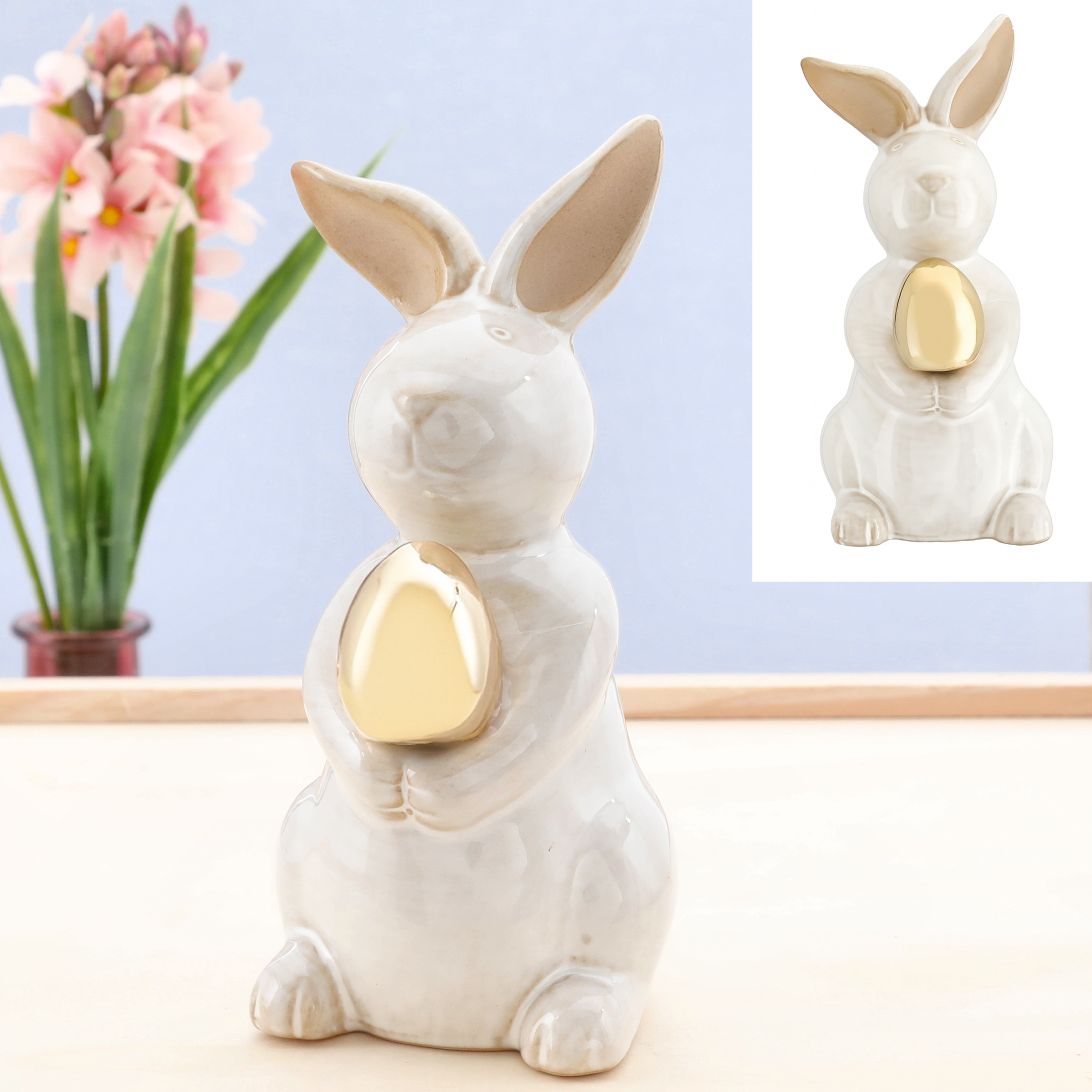 Hase mit goldenem Ei EASTER