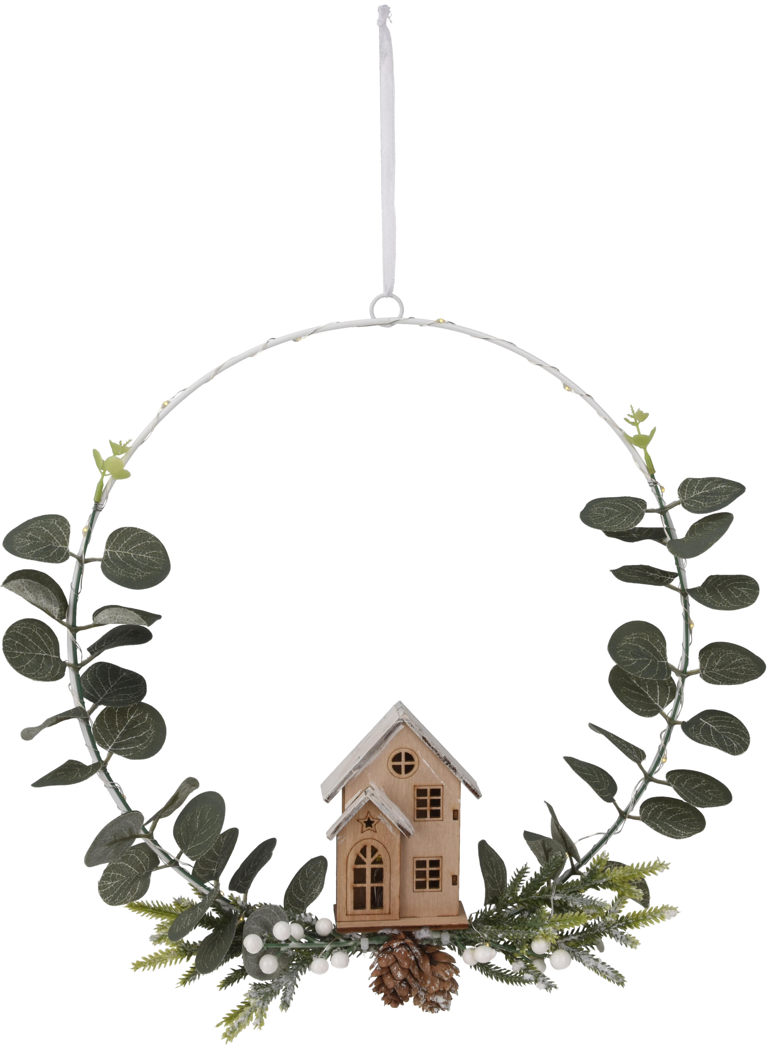 Dekoring mit LED Haus HOME