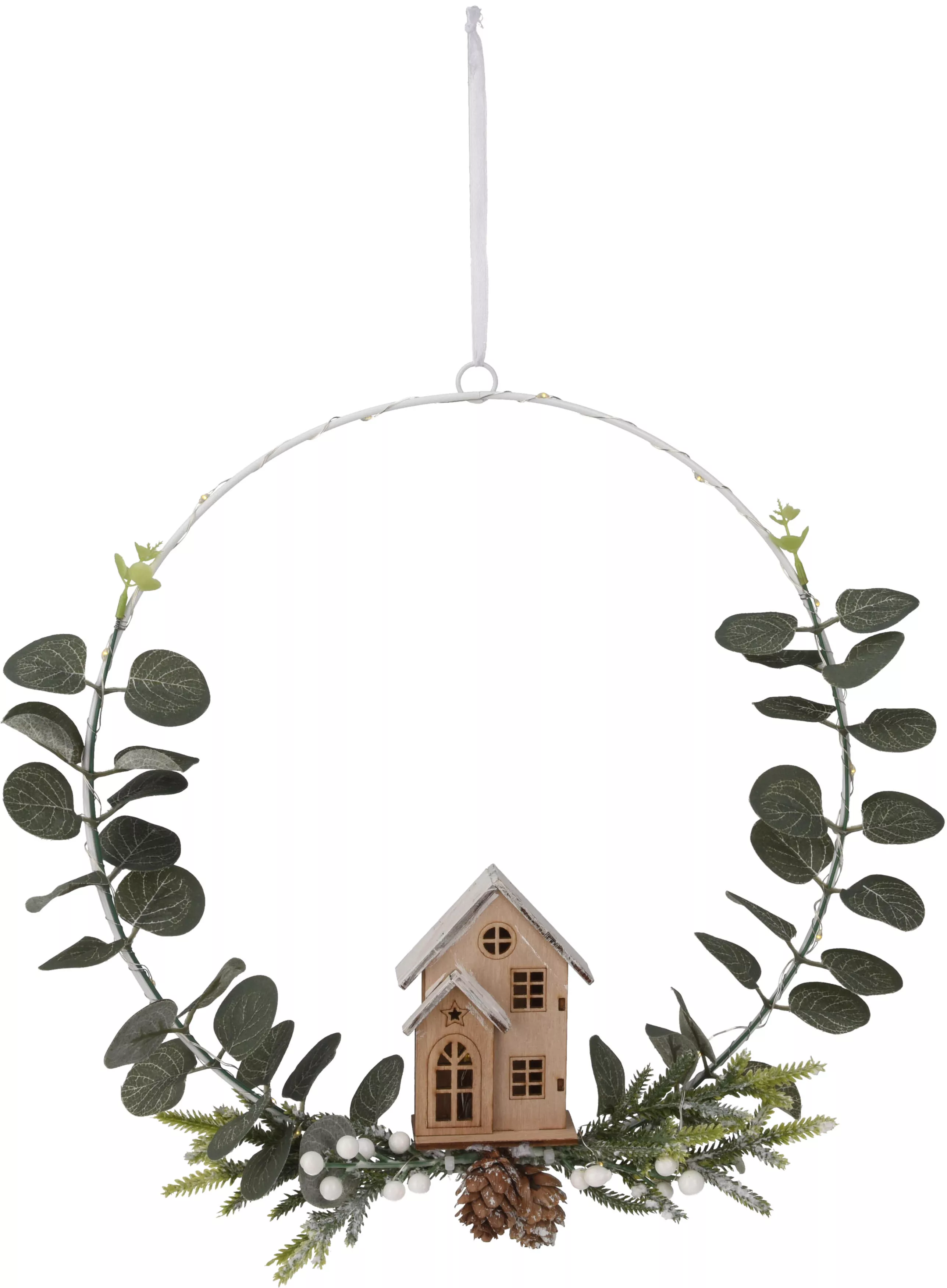 Dekoring mit LED Haus HOME