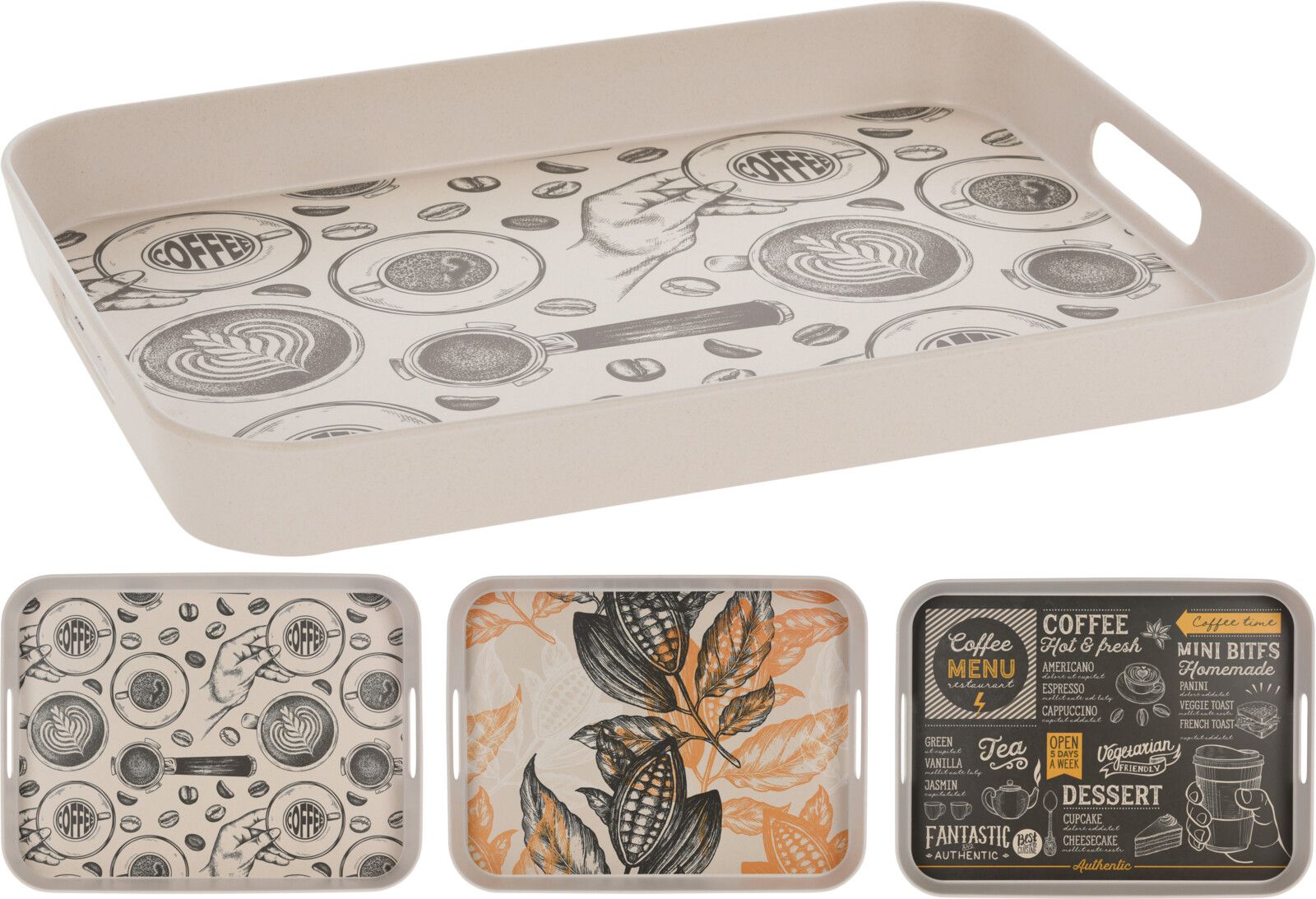 Tablett aus Bambusfaser KITCHEN MARKET