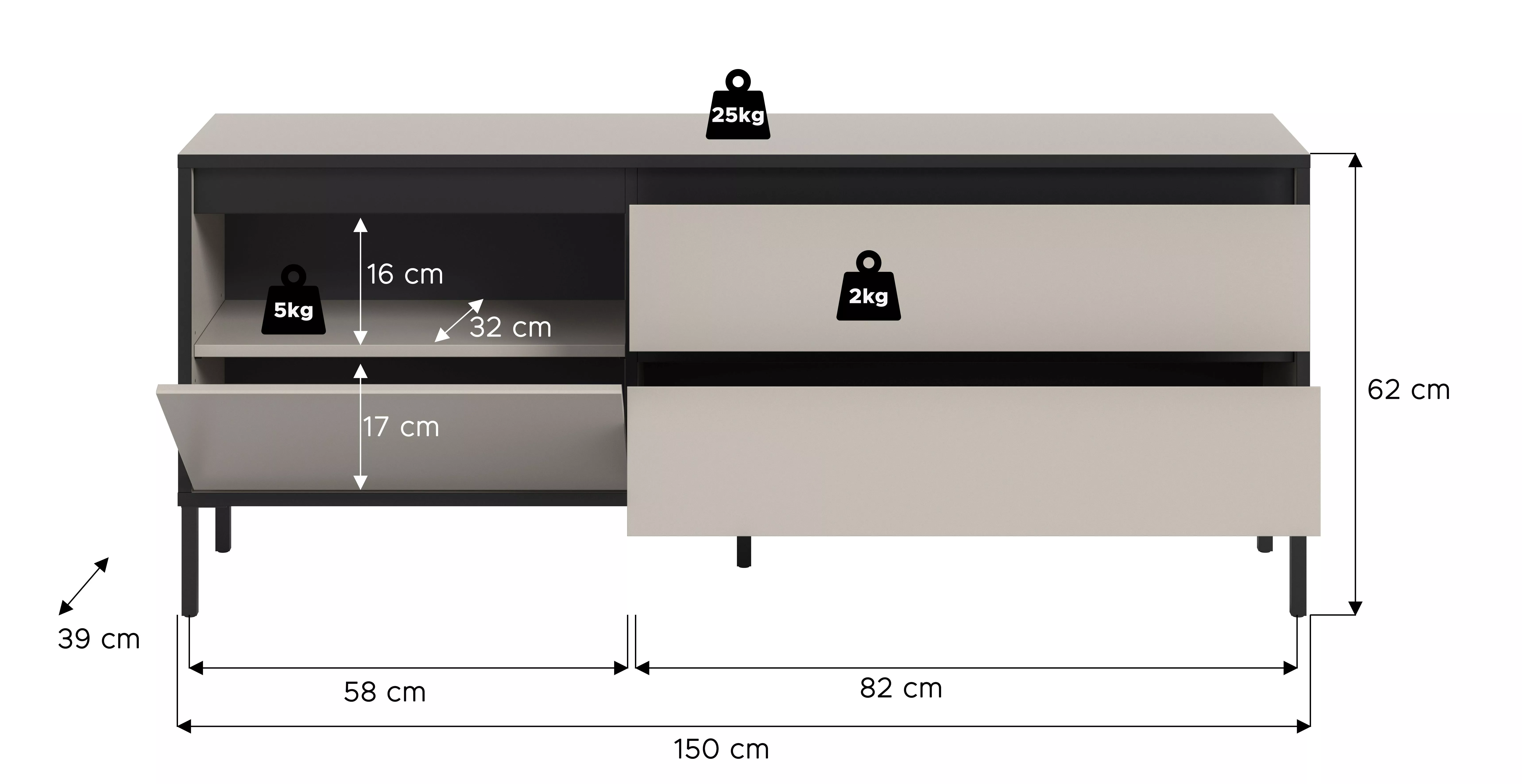 Lowboard TRON