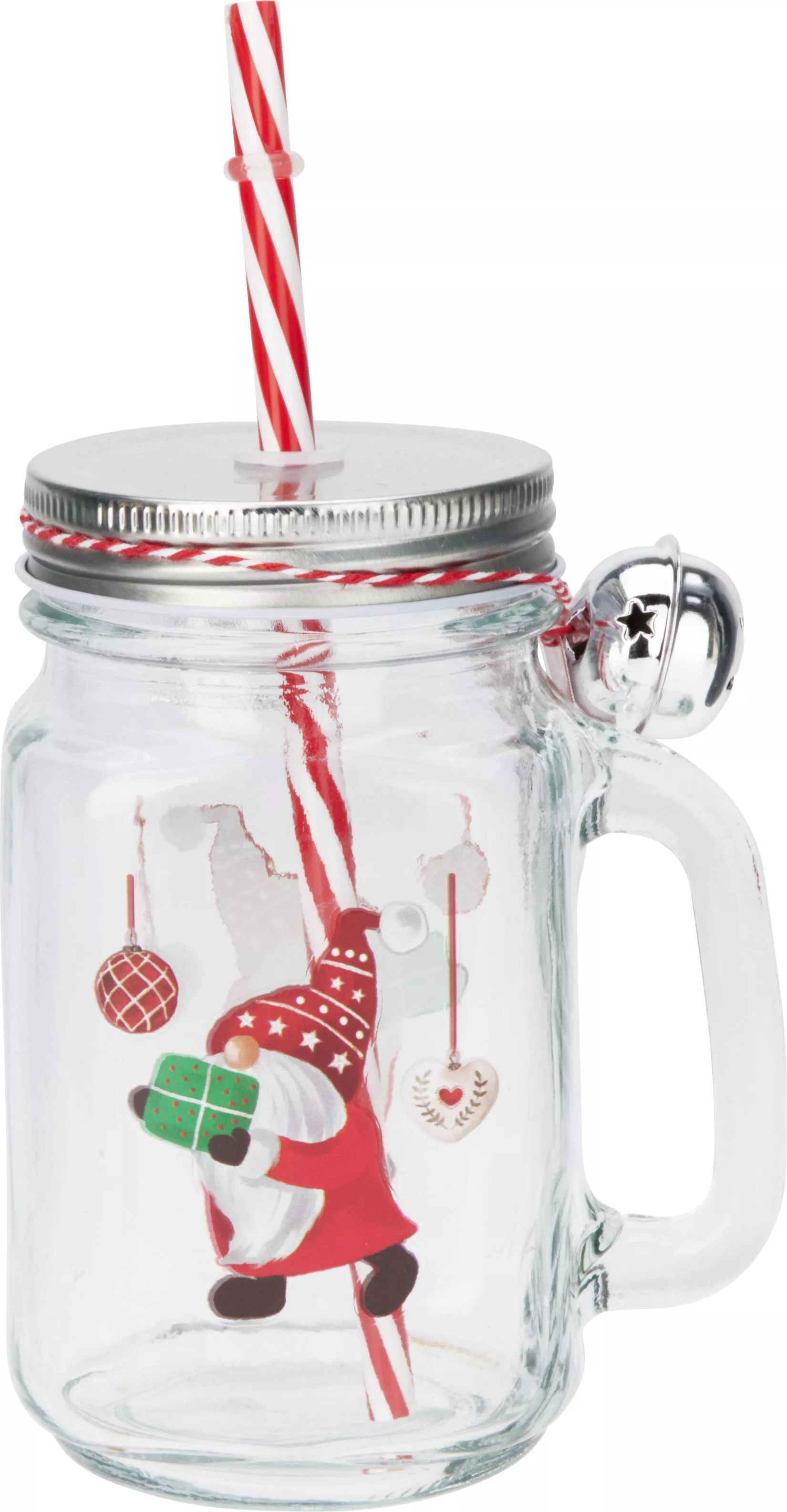 Trinkbecher mit Strohhalm Wichtel CHRISTMAS Trinkbecher mit Strohhalm Wichtel CHRISTMAS