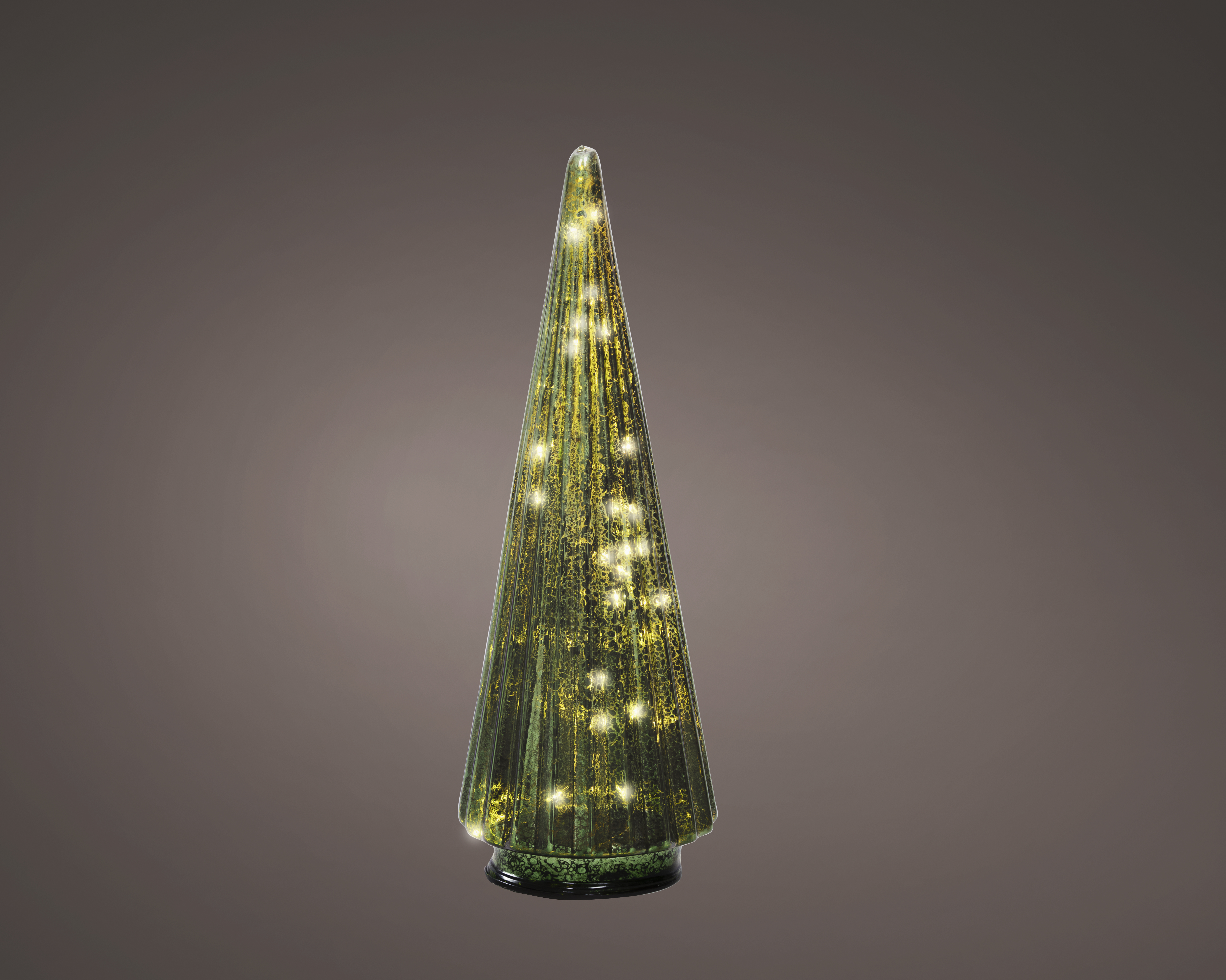 Glasbaum mit Micro LED DEKO