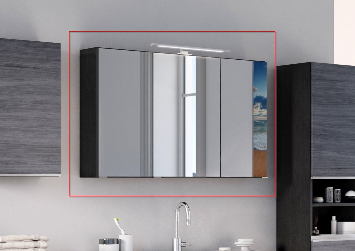 3D-Spiegelschrank 100 AREZZO 3D-Spiegelschrank 100 AREZZO