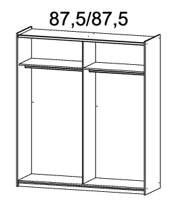 Schwebetürenschrank NELAS