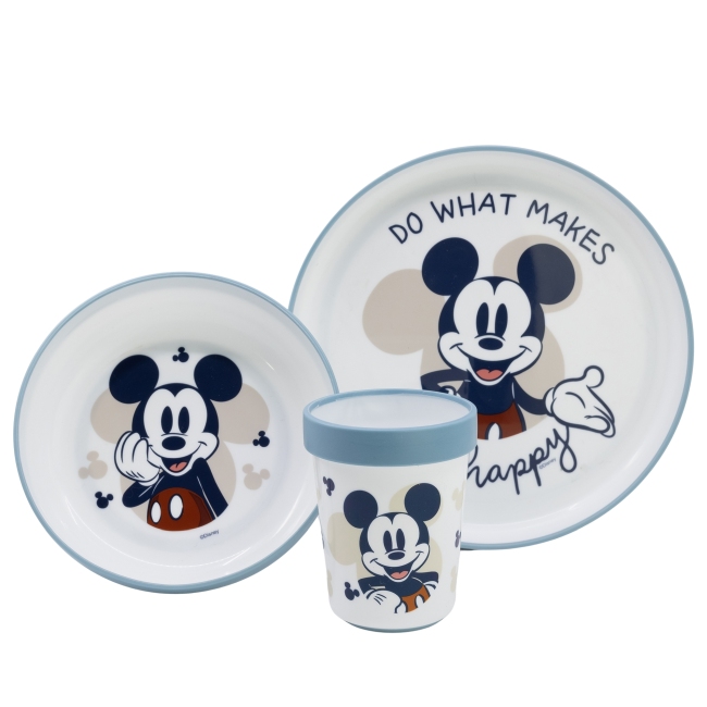 Geschirrset 3tlg. Mickey Mouse BABY Geschirrset 3tlg. Mickey Mouse BABY