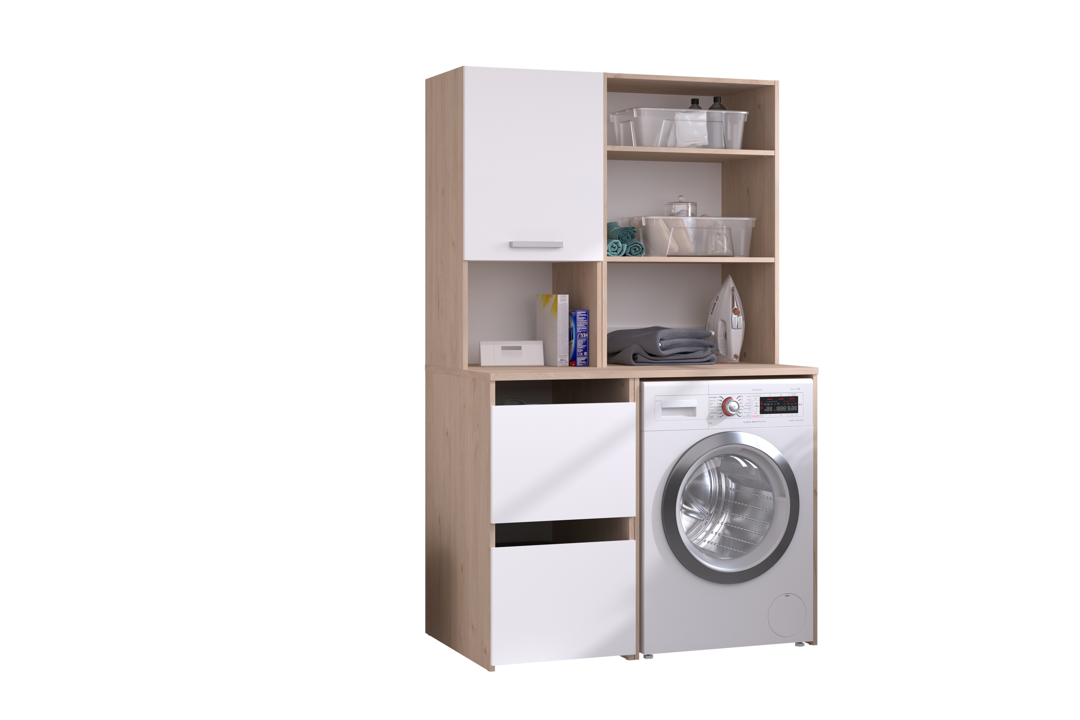 Waschmaschinenumbauschränke-Set LAUNDRY 5 Waschmaschinenumbauschränke-Set LAUNDRY 5