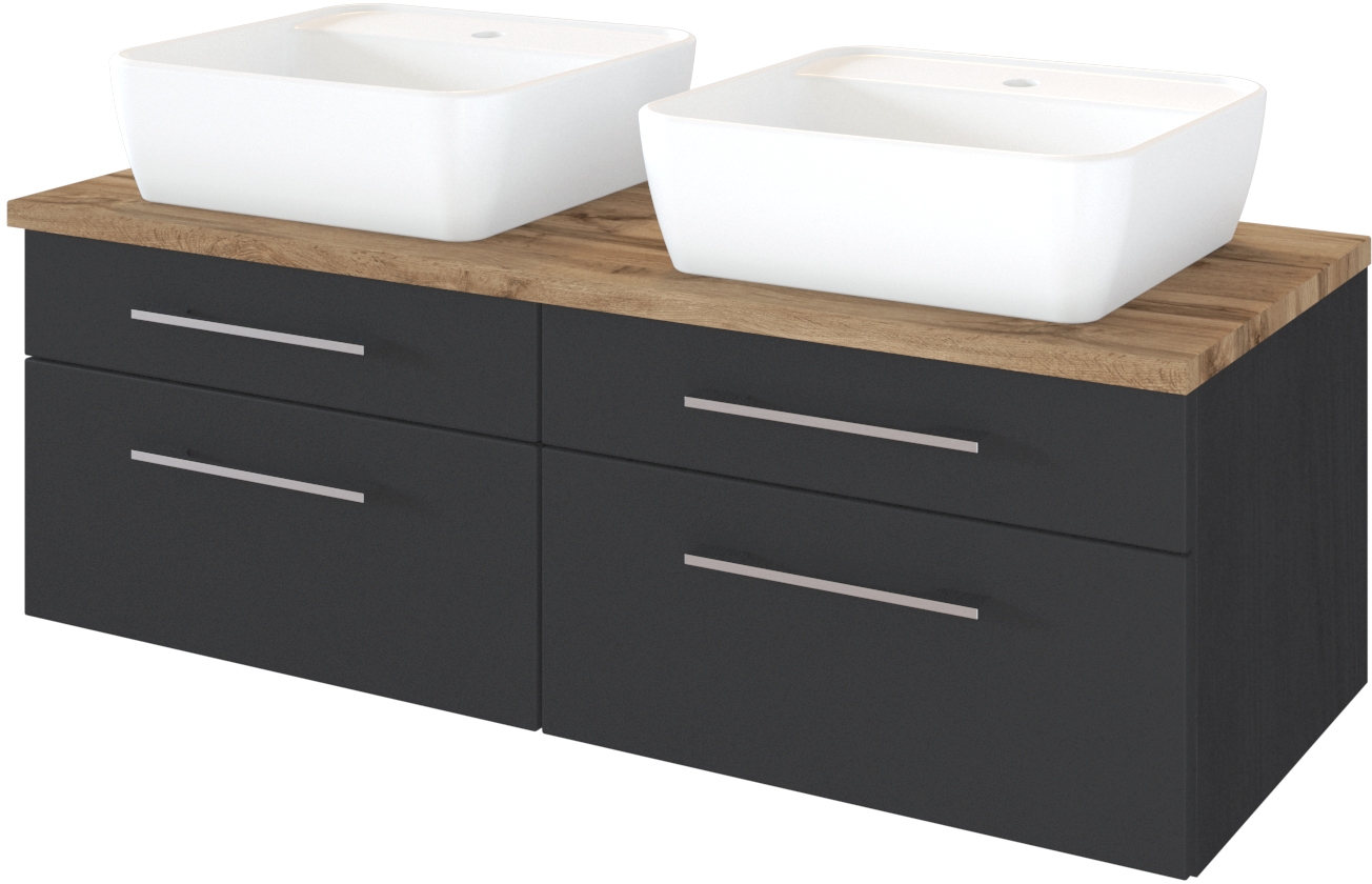Waschbeckenunterschrank 120 mit Aufsatzbecken  DAVOS Waschbeckenunterschrank 120 mit Aufsatzbecken  DAVOS