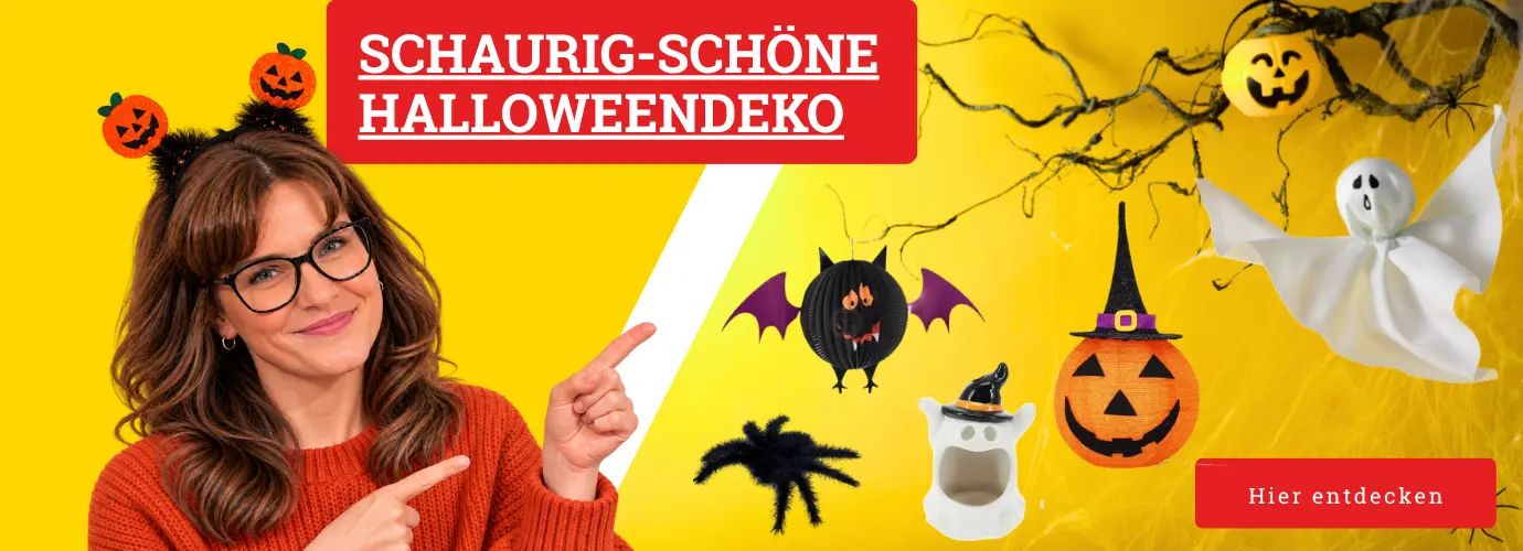 Schaurig-schöne Halloweendeko - hier entdecken>