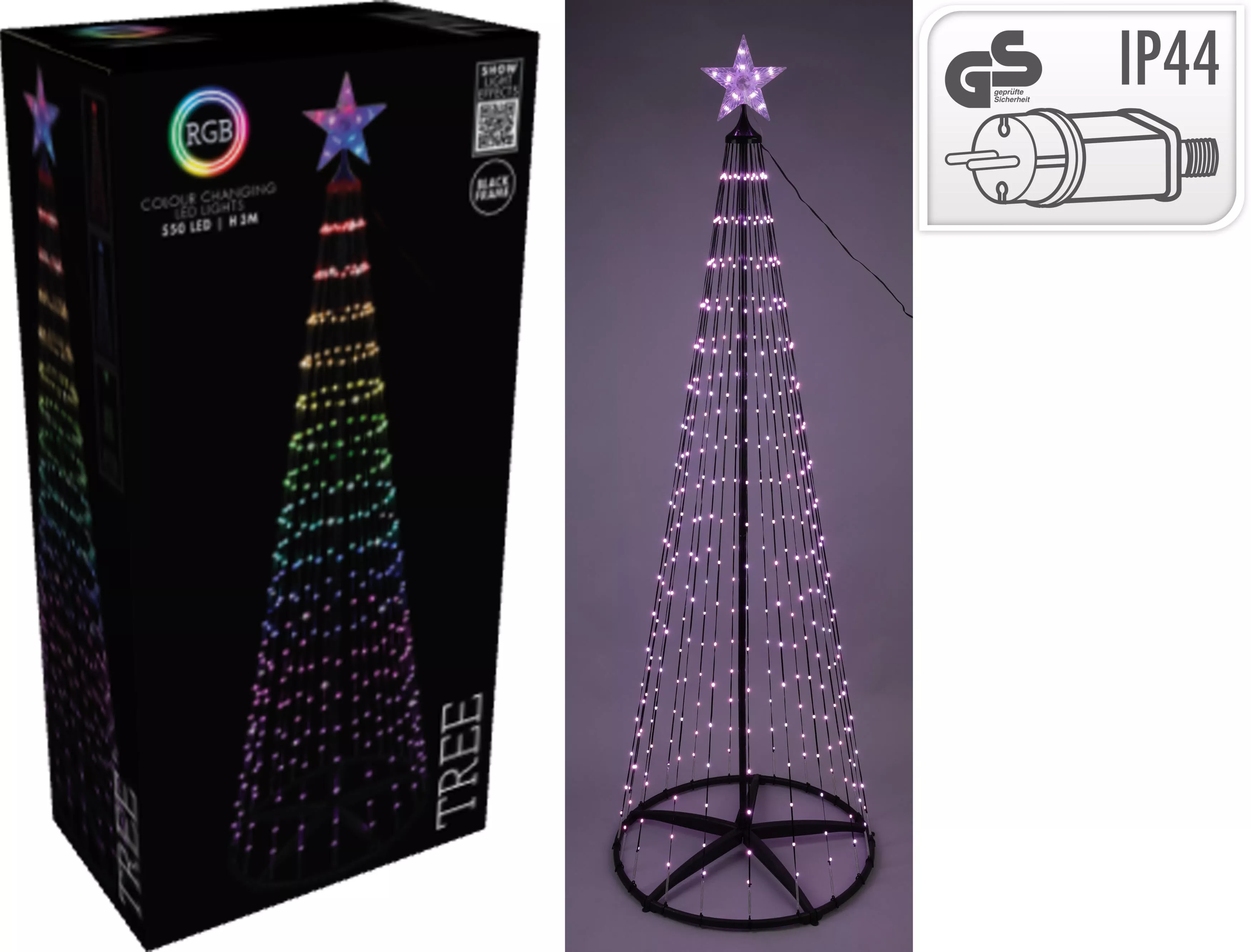 Baum 550LED´s RGB CHRISTMAS