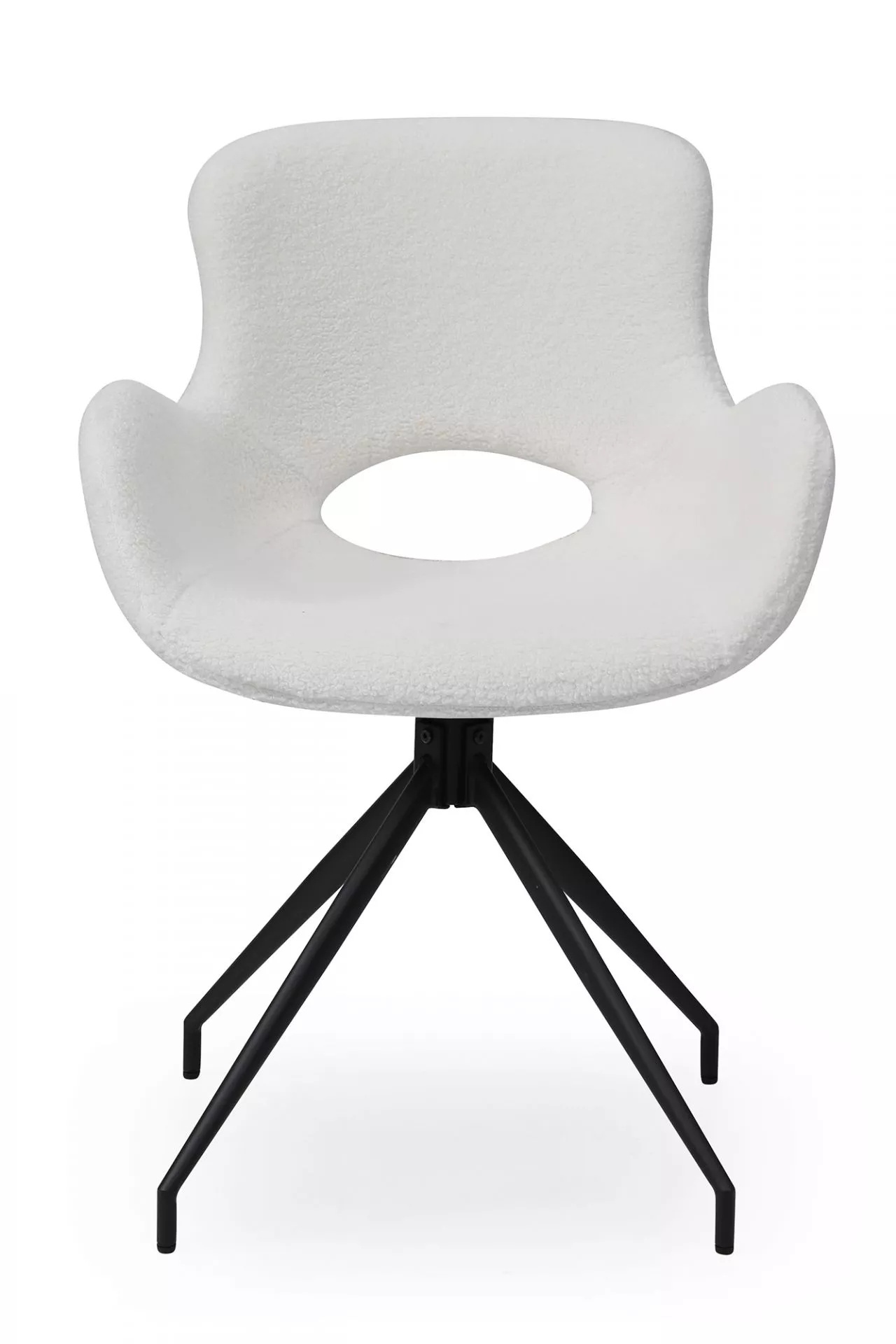 Stuhl BALARAJA, weiß-schwarz