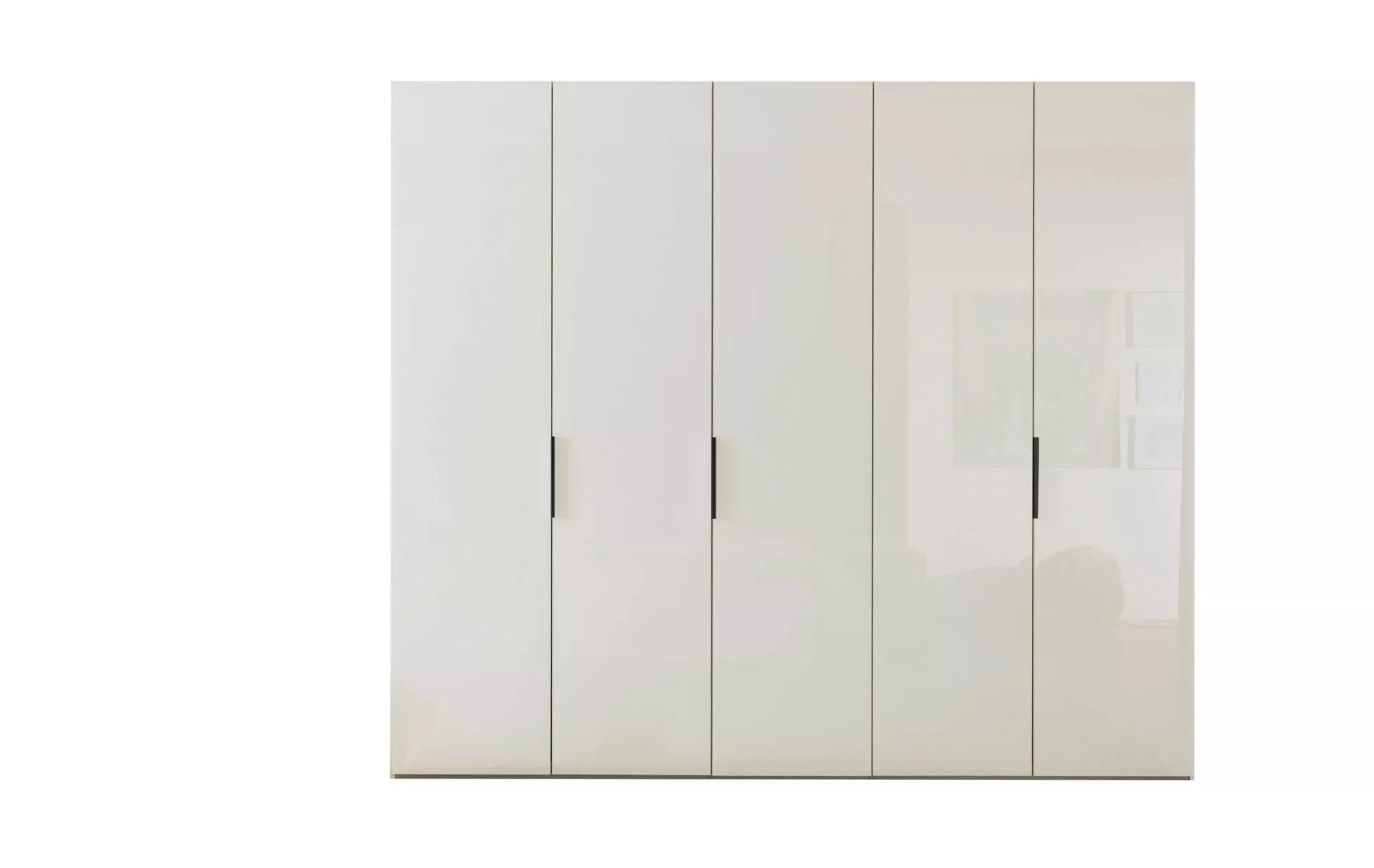 Kleiderschrank LAAR | Weiß-Weißglas | 518255-0