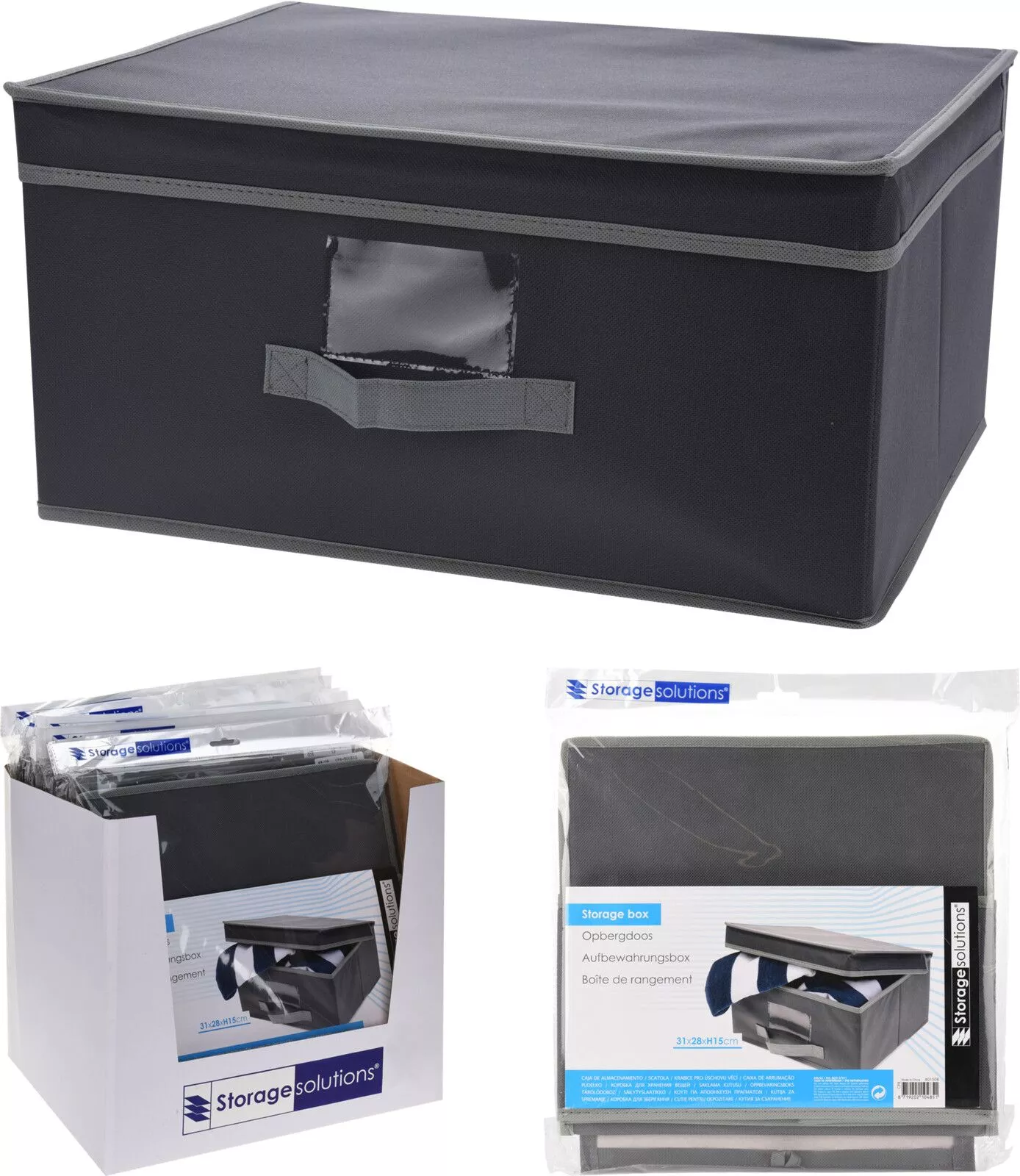 Storage Solutions Aufbewahrungsbox mit Deckel